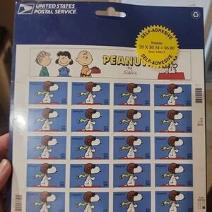 Peanuts Snoopy Self-Adhesive Stamps